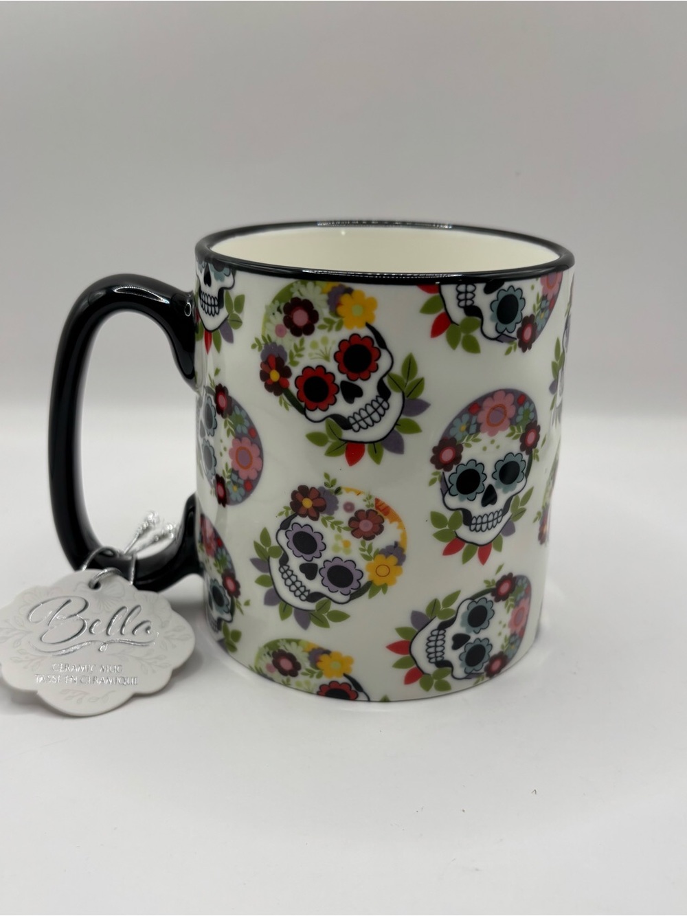 10 Strawberry Street Bella Sugar Skull Day of the Dead Mug NWT